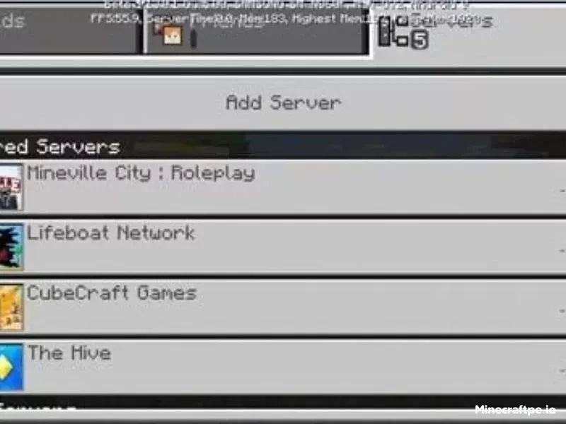 Bấm vào Server, sau đó chọn Add Server để thực hiện thêm máy chủ