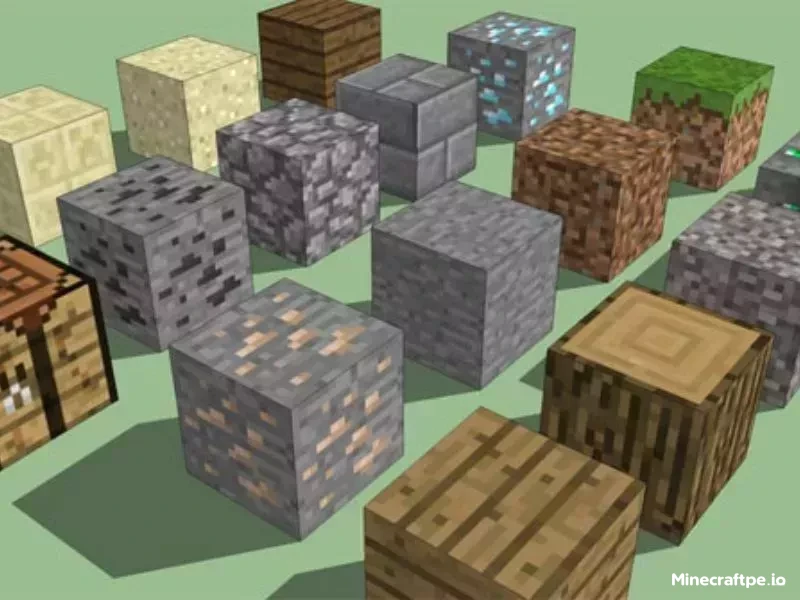 Chuẩn bị vật liệu xây nhà Minecraft