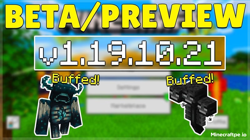 Tải Minecraft BETA 1.19.10.21 APK Tiếng Việt Miễn Phí