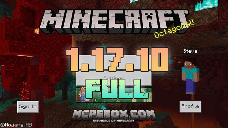 Tải Minecraft 1.17.10 APK
