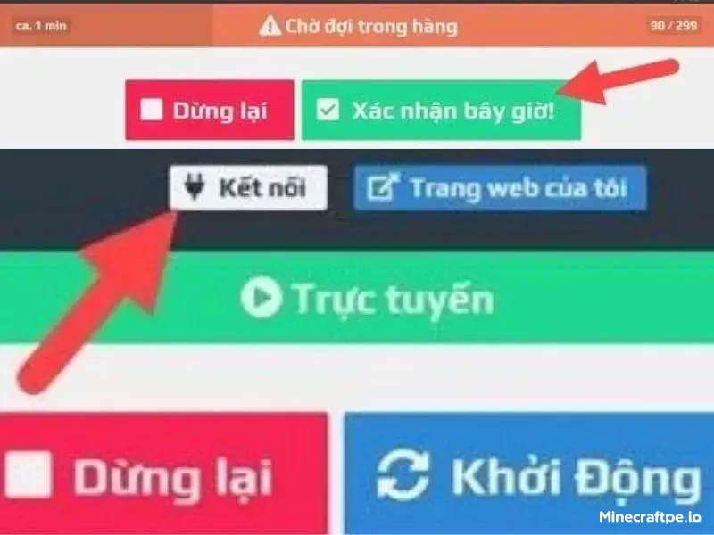 Nhấn tiếp các bước để kiểm tra các thông tin quan trọng