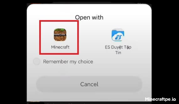 Hướng dẫn cài Tyel Vietnamese Pack vào Minecraft PE