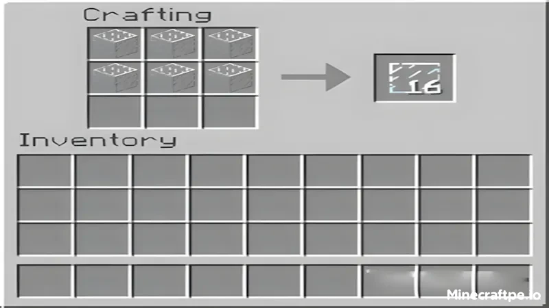 Cách tạo ra vách kính trong Minecraft