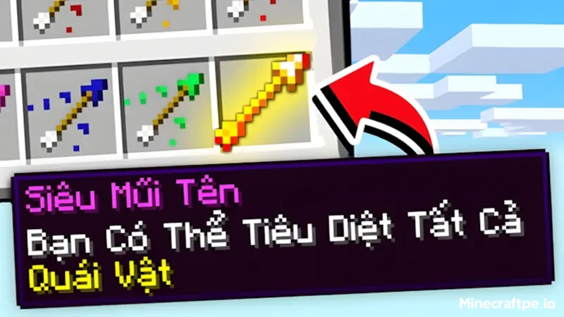 Lợi ích khi học kỹ thuật làm mũi tên trong MinecraftLợi ích khi học kỹ thuật làm mũi tên trong Minecraft