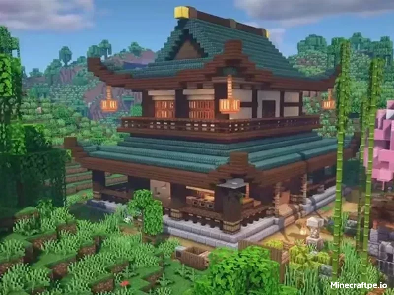 Mẫu Nhà Gỗ Trong Minecraft