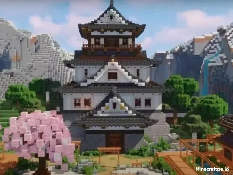 Mẫu Nhà Trong Minecraft Phong Cách Nhật Bản