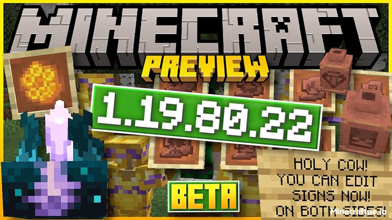 Tải Minecraft BETA 1.19.80.22 APK Tiếng Việt cho Android