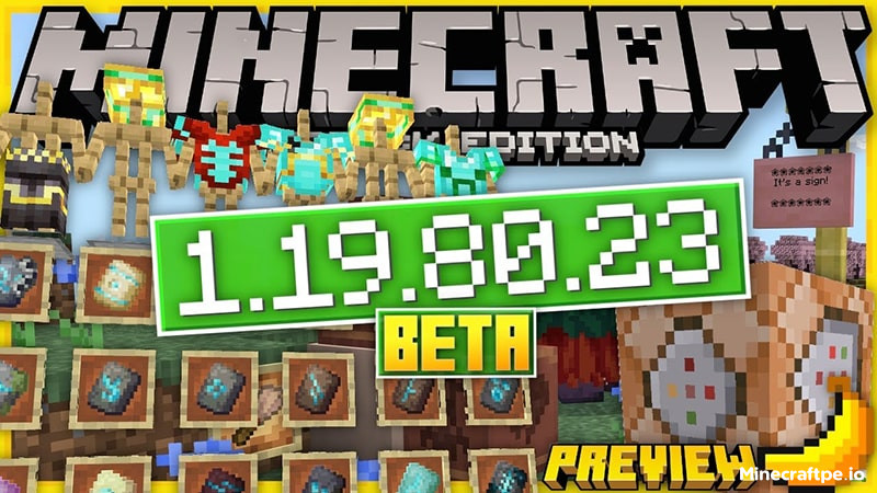 Tải Minecraft BETA 1.19.80.23 APK Tiếng Việt cho Android