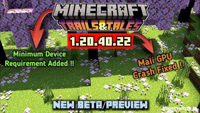 Tải Minecraft BETA 1.20.40.22 APK Tiếng Việt cho Android
