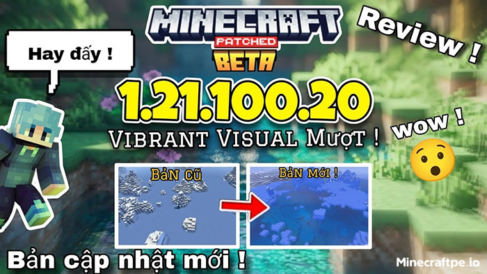 Tải Minecraft BETA 1.21.100.20 APK Tiếng Việt Miễn Phí