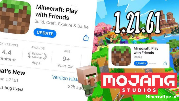 Tải Minecraft 1.21.61 APK Tiếng Việt Miễn Phí