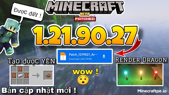 Tải Minecraft BETA 1.21.90.27 APK Tiếng Việt Miễn Phí
