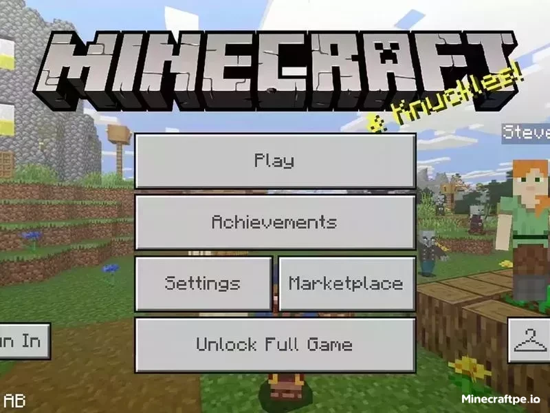 Sử Dụng Minecraft Trial Trên Mobile