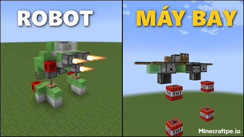 Thú vị là các bản dựng Redstone Minecraft.