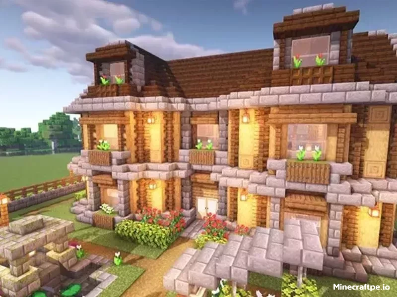 Xây Nhà Biệt Thự Trong Minecraft