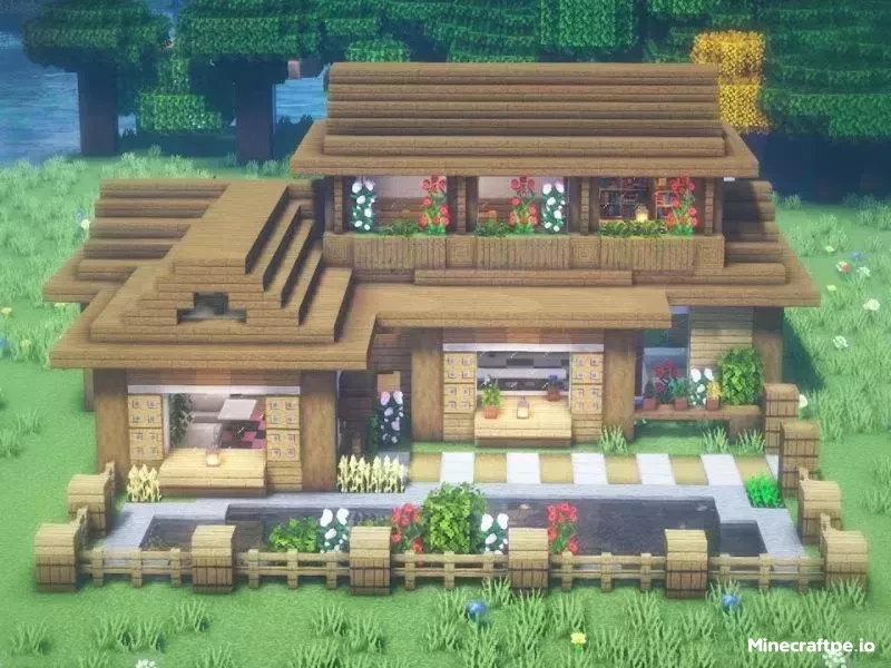 Xây Nhà Gỗ Trong Minecraft